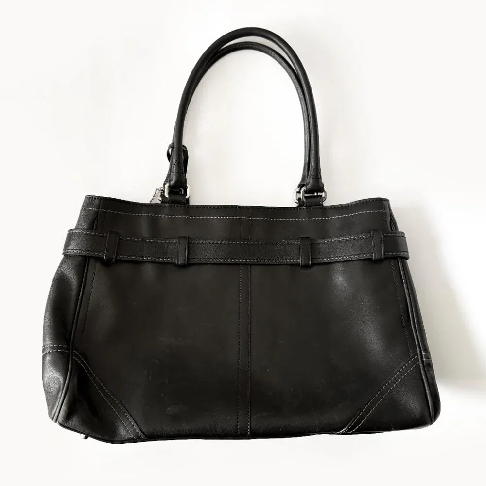❌SOLD❌ Vintage Coach Smooth Leather Shoulder Bag - Picture 4 of 7